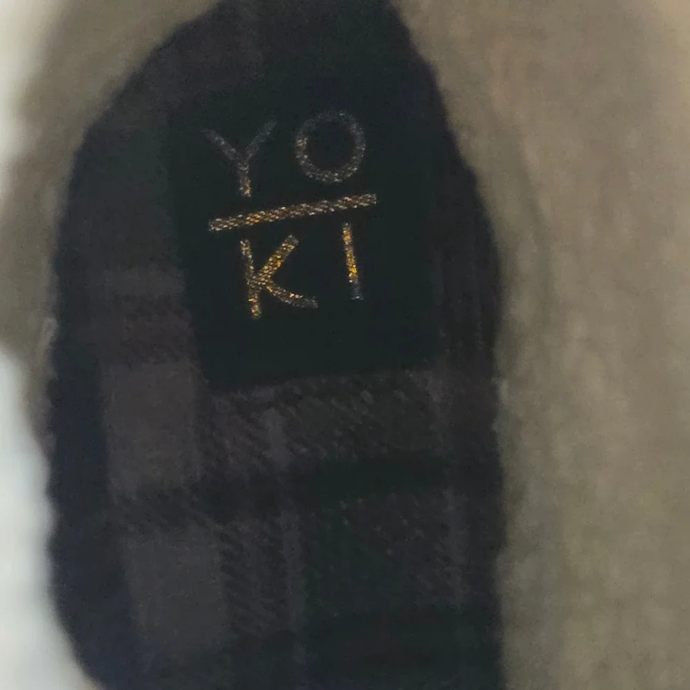 Yoki‎ Womens Brown Black Lace Up Sherpa Lined Duck Boots Size 7.5